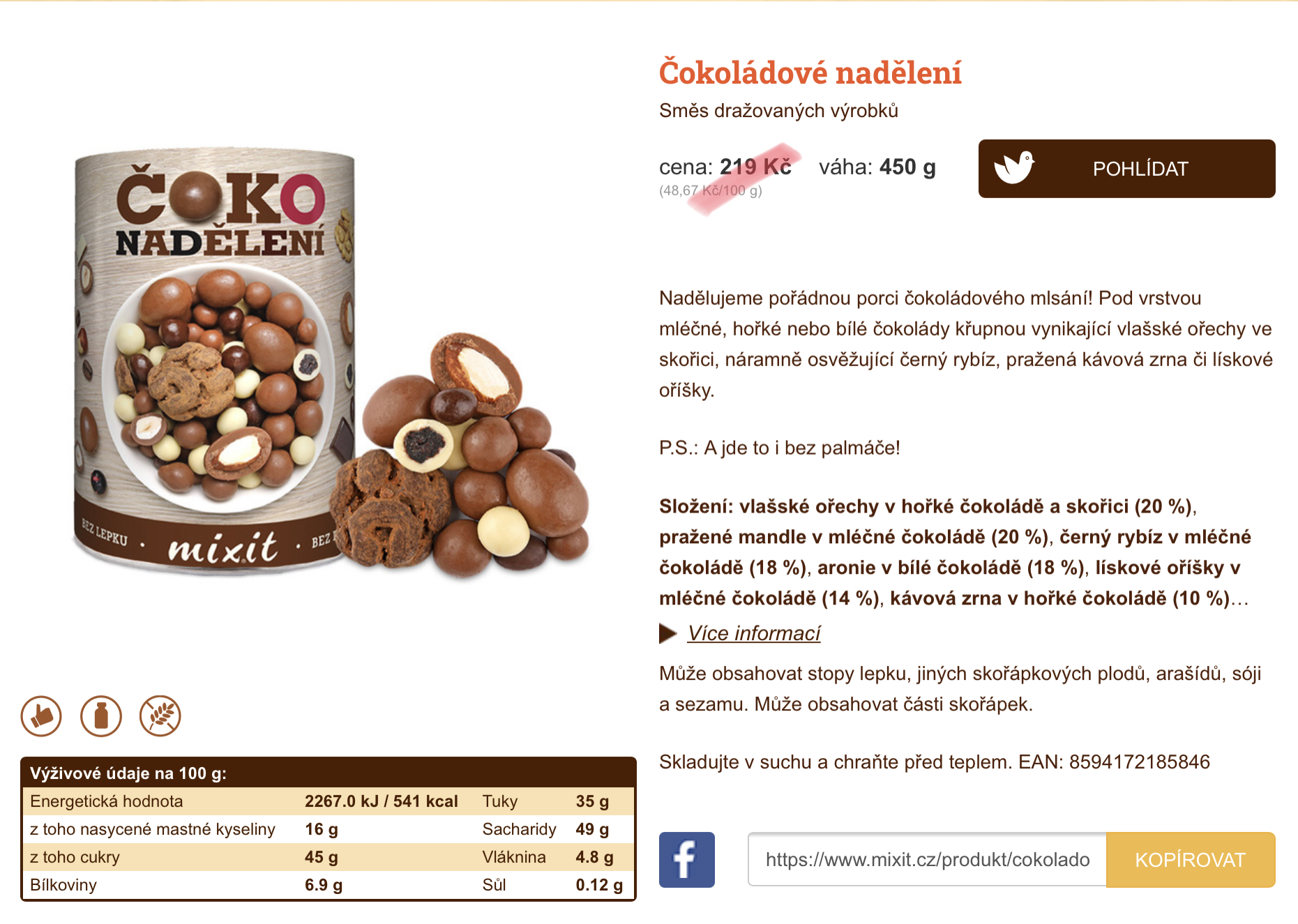 Čokoládové nadělení 450g směs v čokoládě