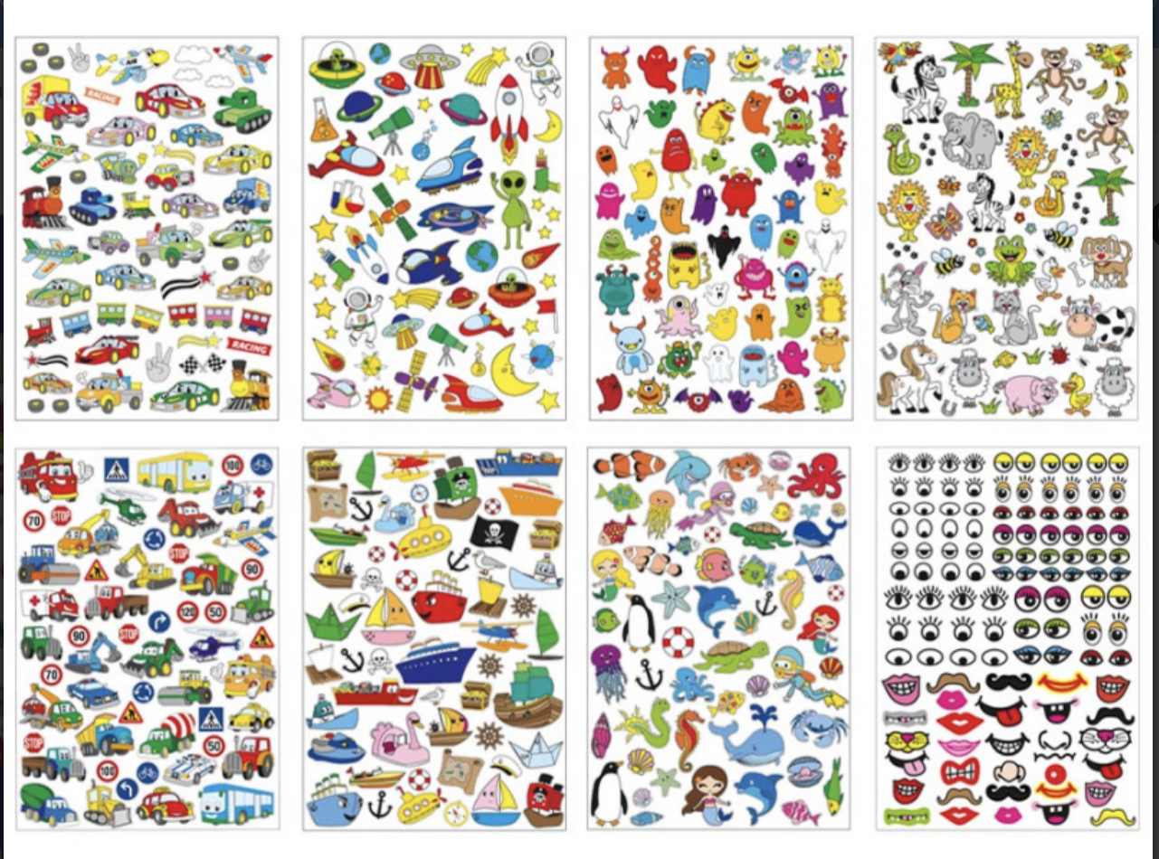 Samolepky - doprava, 500 ks