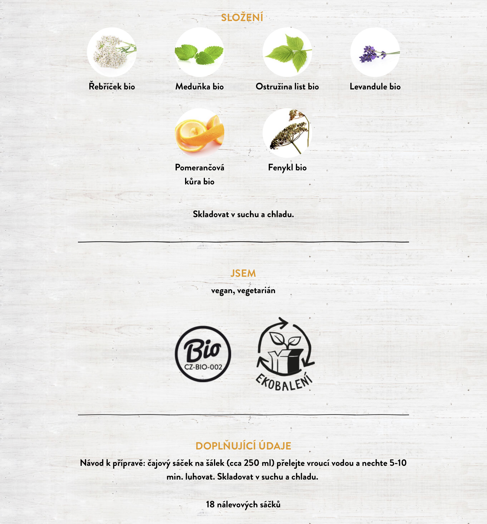 Čepice plná spánku bylinná směs BIO porcovaný  27g