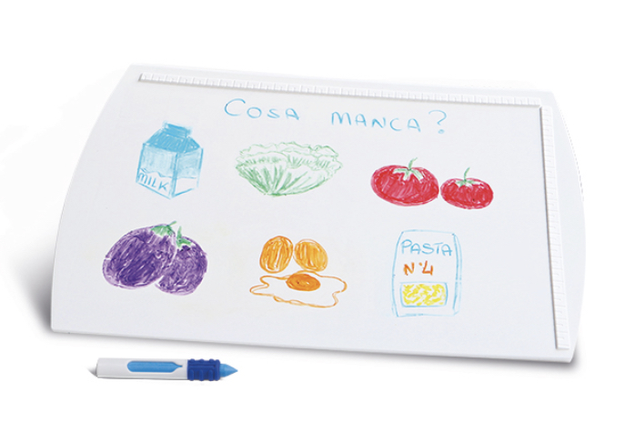 Voskové suché pastelky na hladké povrchy, sada 8ks, bílá tabule 35x24cm