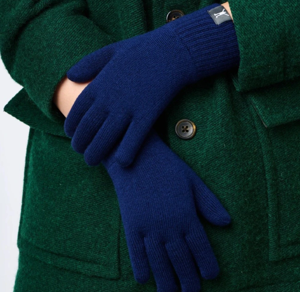 Rukavice Lamond Heavy 98% Merino modrá