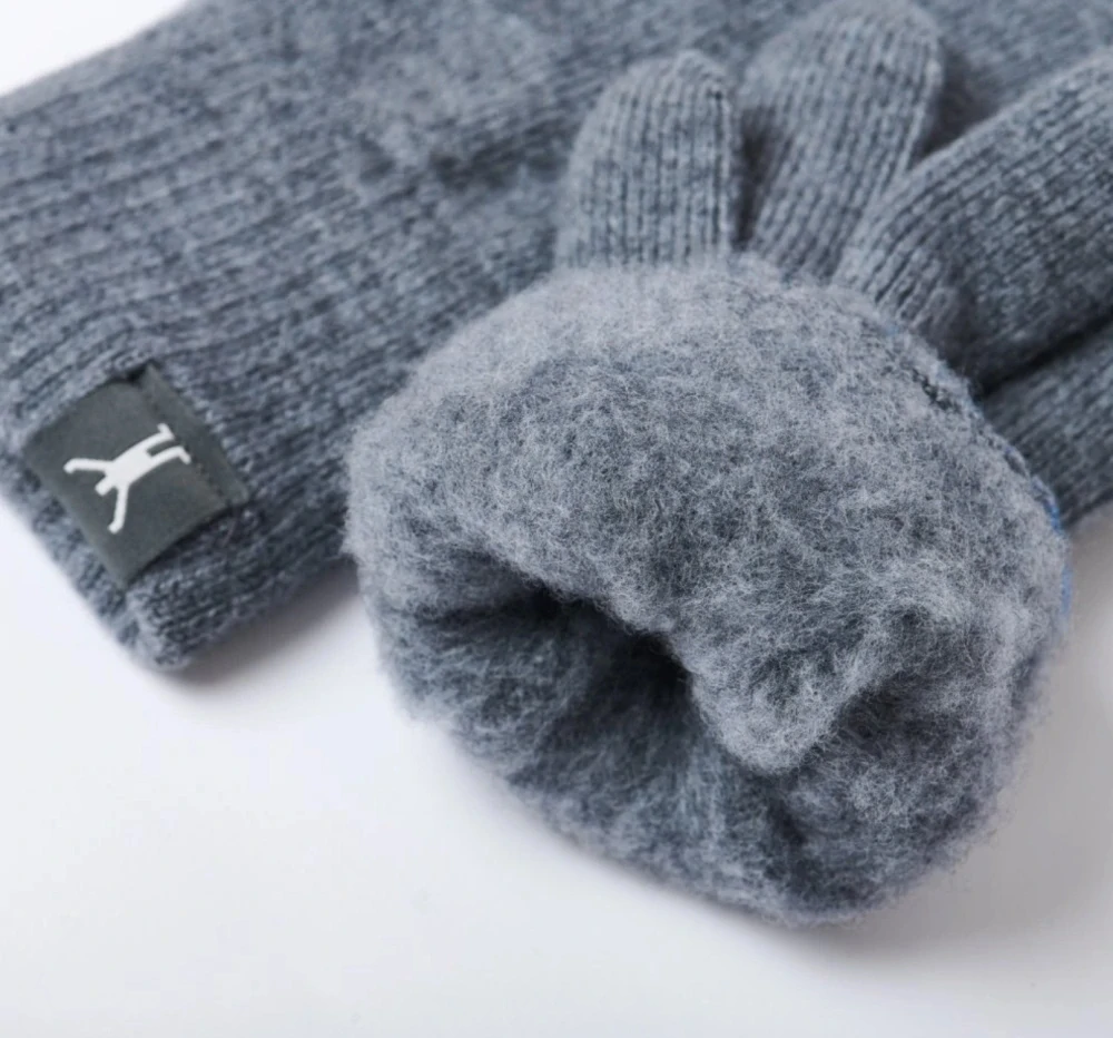 Rukavice Lamond Heavy 98% Merino šedá