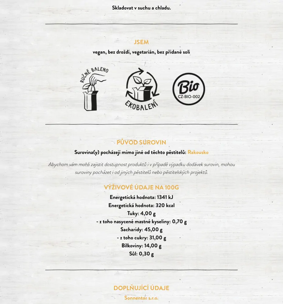 Sbohem soli zeleninová BIO 60g