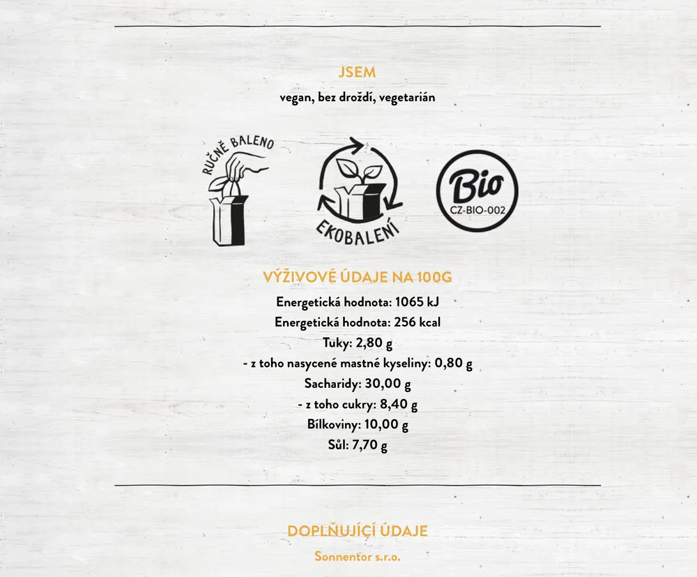 Selské koření na brambory BIO 18g