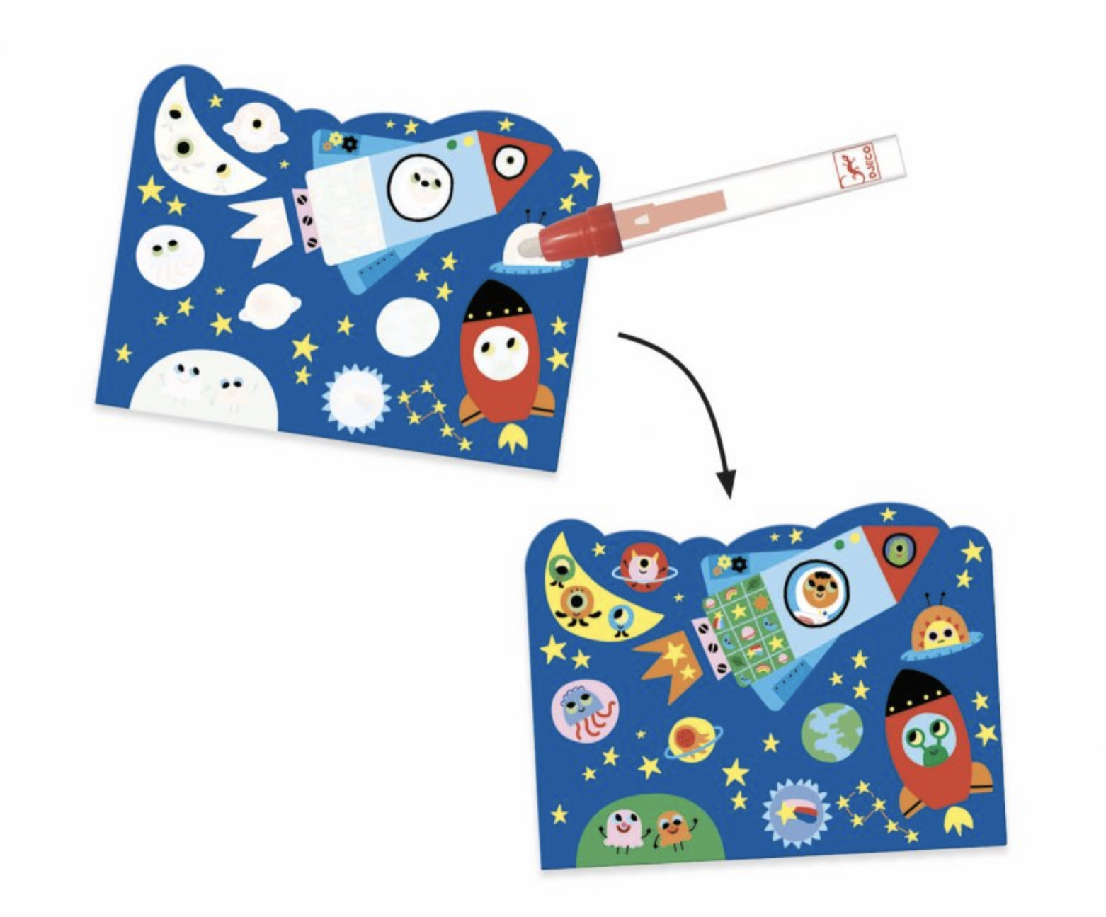 Vodní omalovánky - Vzdušná doprava