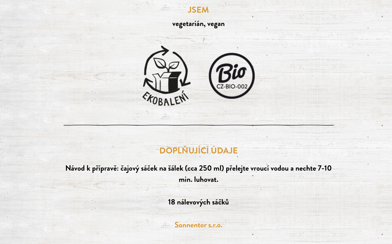 Jablečný štrúdl ovocný čaj s kořením BIO porcovaný 45g