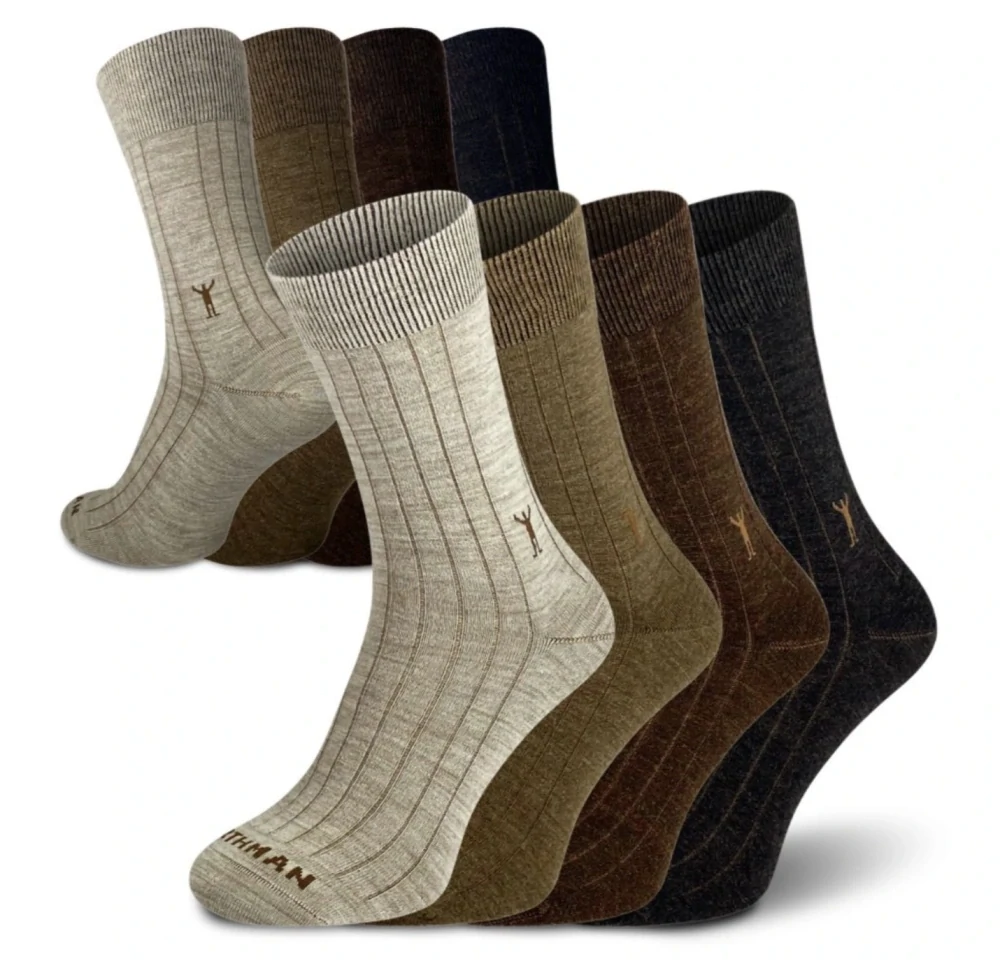 Northman 60%merina DINO 4ks - hnědá