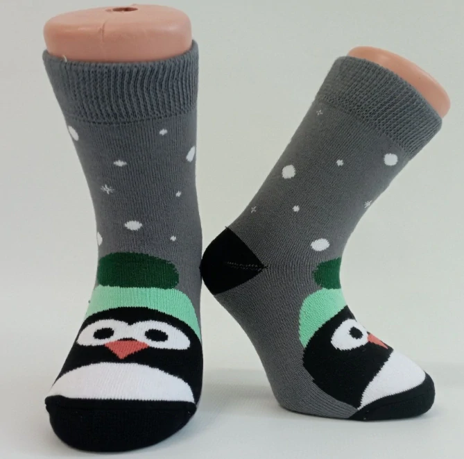 ZIMNÍ FROTÉ PONOŽKY PENGUIN