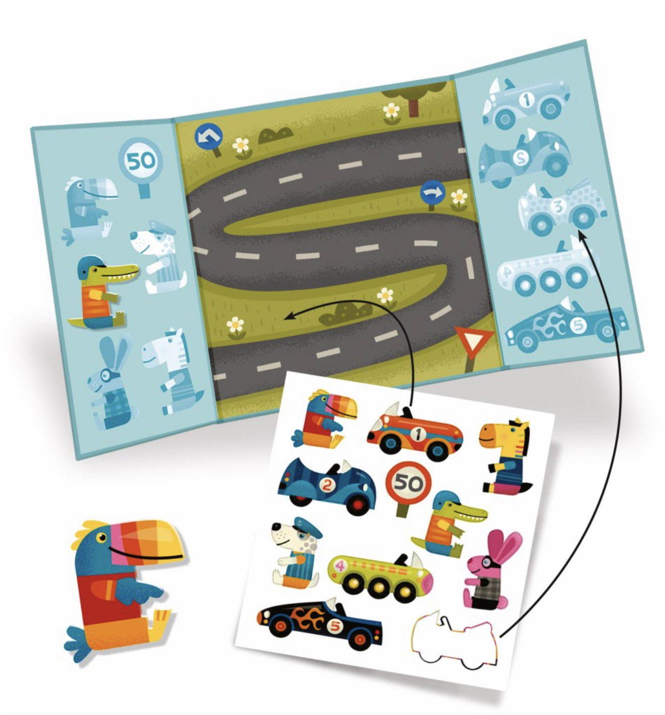 Samolepky přemístitelné - Oblečení