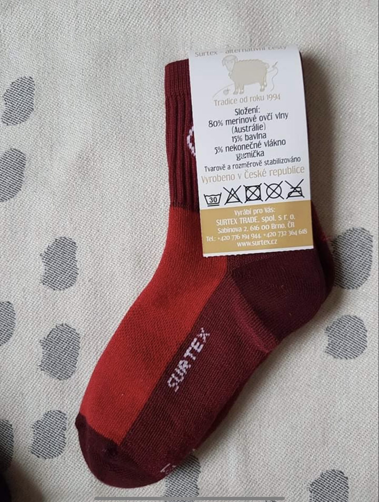 Surtex dětské 80% zimní