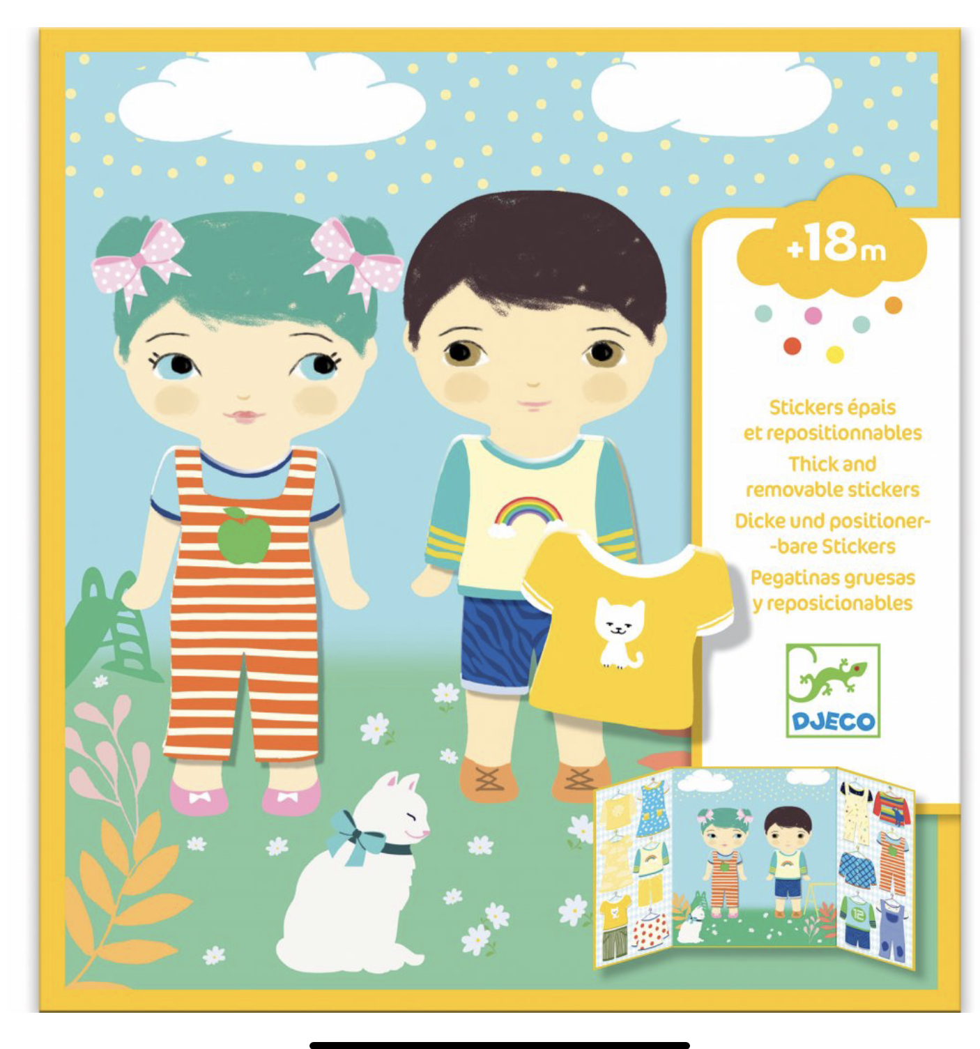 Samolepky přemístitelné - Oblečení