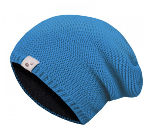 DĚTSKÁ ČEPICE PLETENÁ, TYRKYSOVA