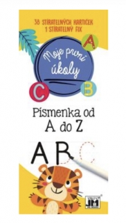 Moje první psaní - PÍSMENA - v průhledném obalu s mazací fixou