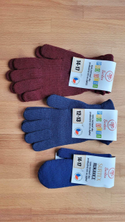 PRSTOVÉ 4-15let rukavice SURTEX 100% merino