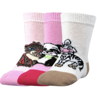 Ponožky Filípek1 ABS holka set 3ks BONA - protiskluzové