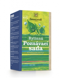 Bylinná poznávací sada 20 různých bylinných čajů bio 28,5g