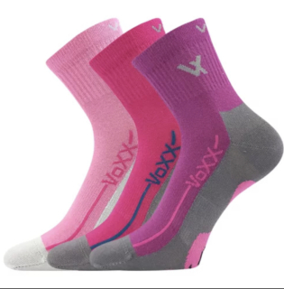 BAREFOOTIK ponožky BAVLNĚNÉ dívčí set 3ks