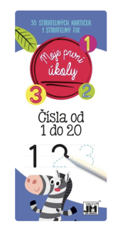 Moje první psaní - ČÍSLA - v průhledném obalu s mazací fixou