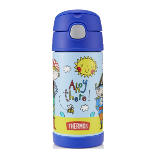 Dětská termoska s brčkem - piráti