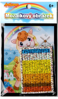 Mozaikový obrázek - Lama
