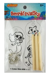 Smršťovací obrázek - Mořské víly