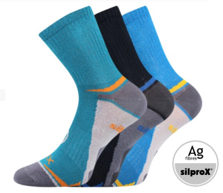 Ponožky dětské se stříbrem OPTIFANIK 03 MIX CHLAPECKÉ (3 páry)