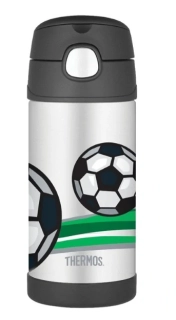 Dětská termoska s brčkem - fotbal