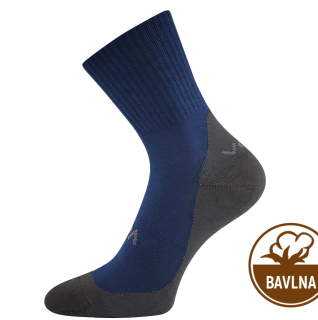 Ponožky BAREFOOTAN dospělí - froté bavlna - tm. modrá