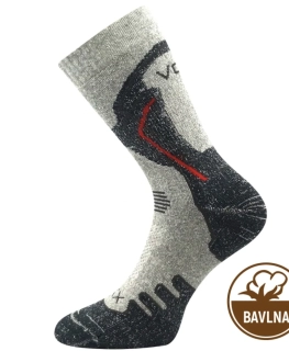 Ponožky trekingové LIMIT froté SVĚTLE ŠEDÉ