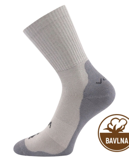Ponožky BAREFOOTAN dospělí - bavlna froté SV.ŠEDÁ