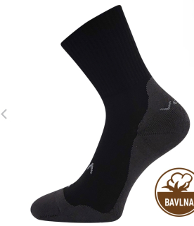 Ponožky BAREFOOTAN dospělí - froté bavlna - černá