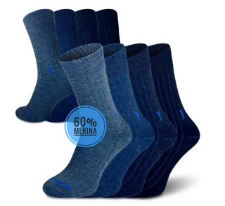 Northman 60%merina DINO 4ks - tm.modrá