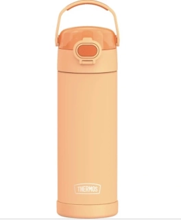 Dětská termoska s hydratačním uzávěrem - neonově oranžová