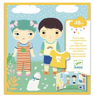 Samolepky přemístitelné - Oblečení