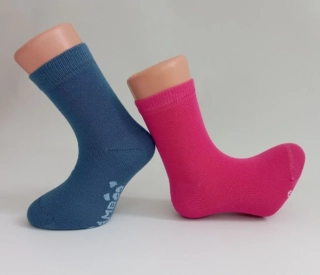 BOBIK bambusové ponožky jednobarevky  dětské