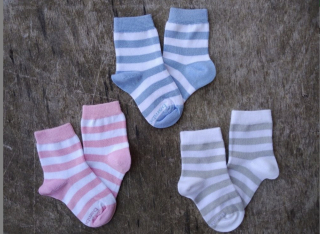 Bambusové ponožky Pruhy - vel. 0-27