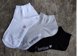 Bambusové ponožky nízké 37-41