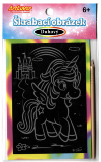 Vyškrabávací obrázky malé - více druhů