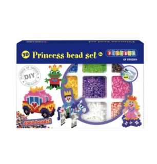 Zažehlovací korálky 3D, 4000 ks, princezna