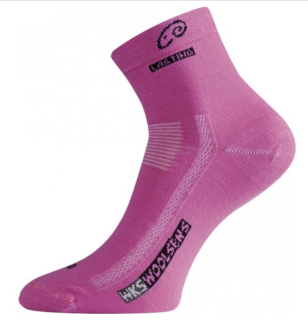 Jaro/podzim nízké tenké ponožky růžové