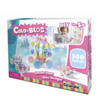 Stavebnice ColoBloc (300 ks) - ruzovo/fialova