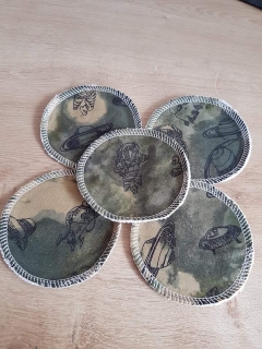 SET 5 Ks - Odličovací pratelné tamponky vesmír