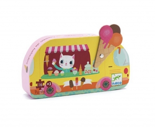 Puzzle Zmrzlina jede - 16 dílků