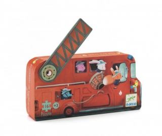 Puzzle Hasičské auto - 16 dílků