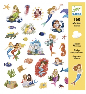 Samolepky 160ks - Mořské panny