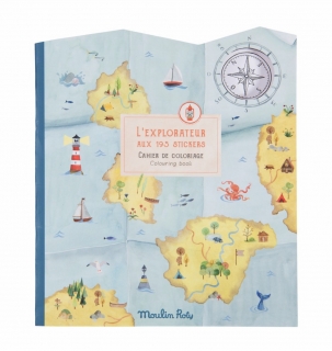 MOULIN ROTY Knížka se samolepkami Objevovatel
