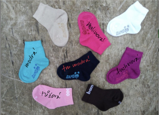 BOBIK - KOJENECKÉ PONOŽKY Z BAMBUSOVÉ VISKÓZY