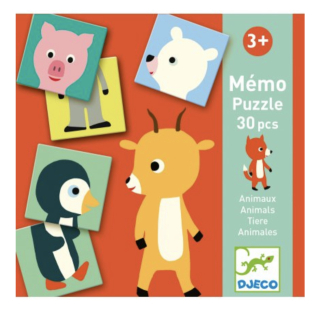 Puzzlové pexeso zvířecí kamarádi