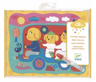 Vodní omalovánky - Rodina na silnici  