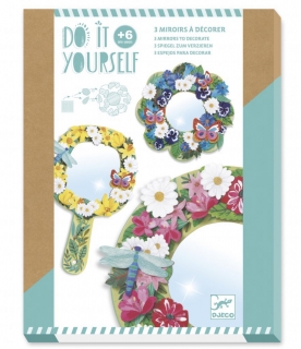 DIY Květinová zrcátka  